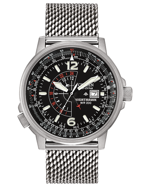 Citizen nighthawk 2025 mesh bracelet